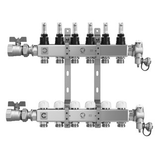 Vogel&Noot Floortec OL nemesacél osztógyűjtő 4 körös
