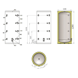 Install Storax Terra puffertároló 200L